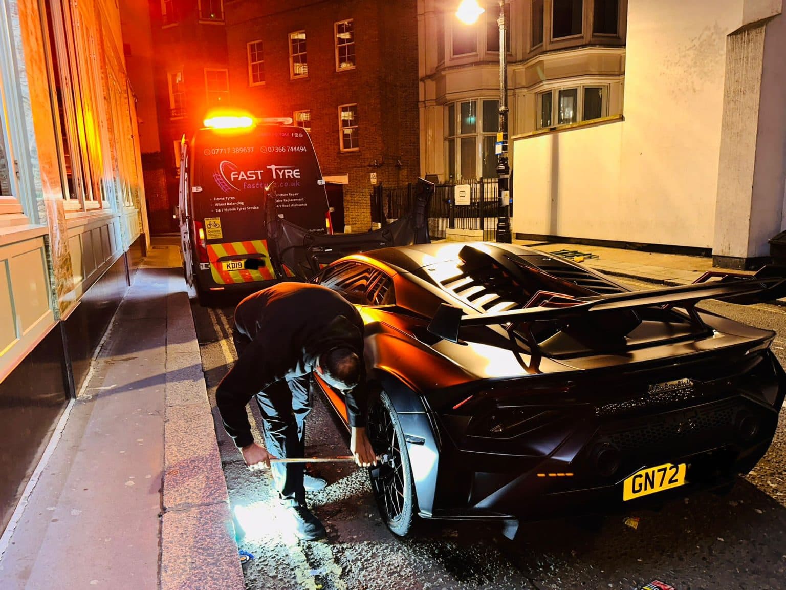 Car with Fastrack Tyres