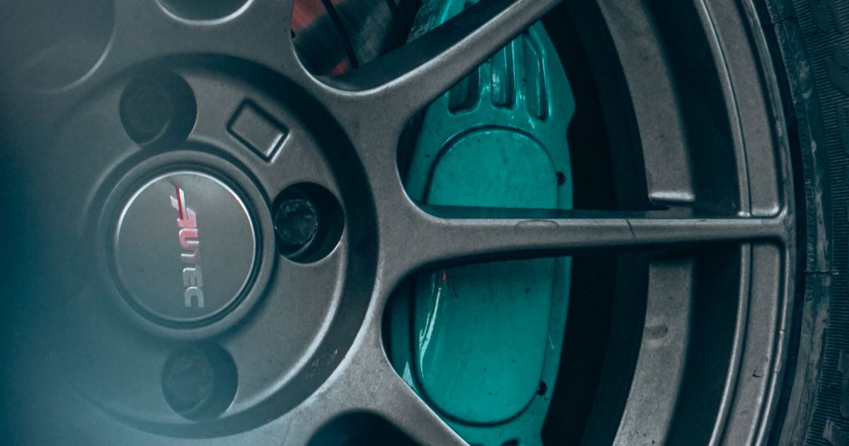 EU tyre label showing fuel economy, wet grip and external noise ratings on a new car tyre