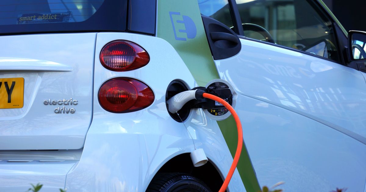 New car tyres on a forecourt, illustrating how rolling resistance affects fuel economy